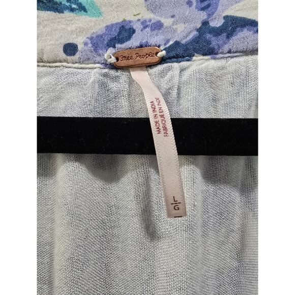 💙 Free People Paradise Jumpsuit – Blue & White – Size Large - Picture 6 of 15